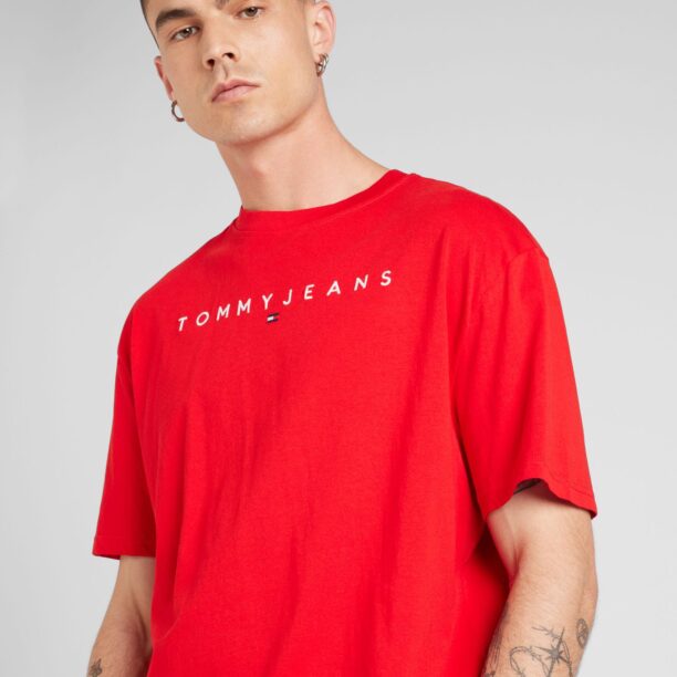 Tommy Jeans Tricou  roșu / negru / alb preţ