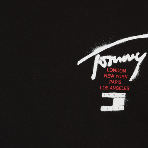 Tommy Jeans Tricou  roșu / negru / alb preţ