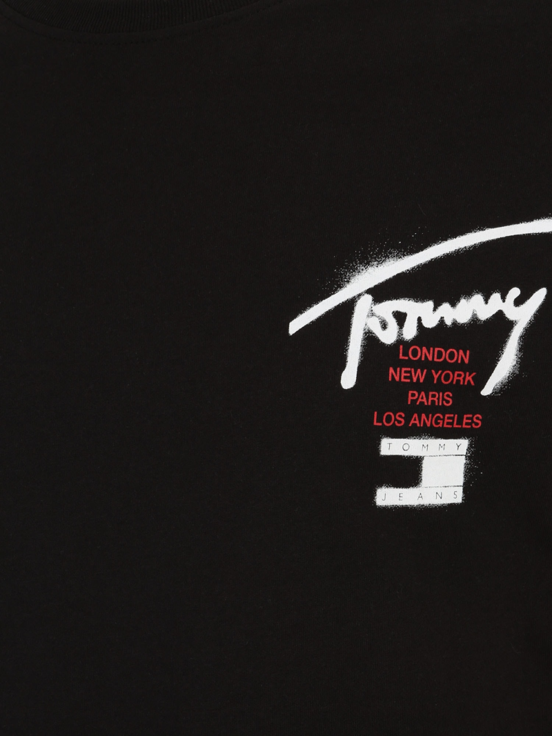 Tommy Jeans Tricou  roșu / negru / alb preţ