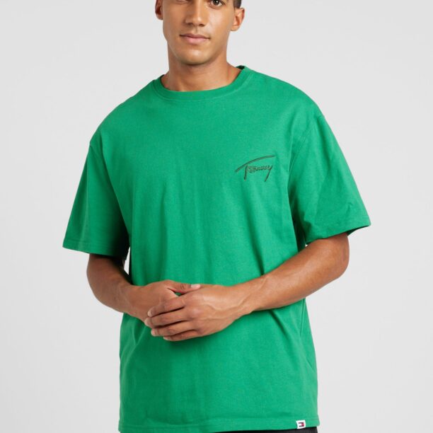 Cumpăra Tommy Jeans Tricou  verde kiwi