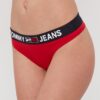 Tommy Jeans chilot culoarea roșu UW0UW02823