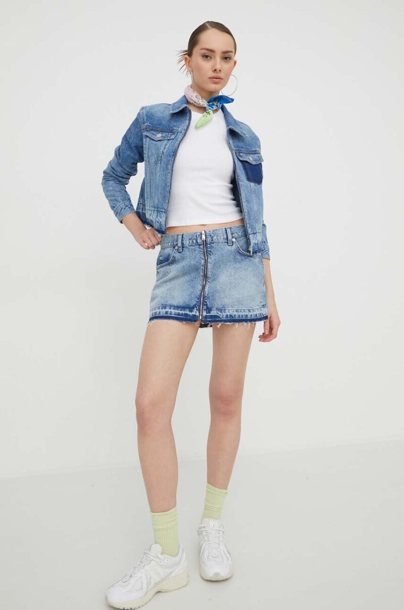 Tommy Jeans fustă din denim mini