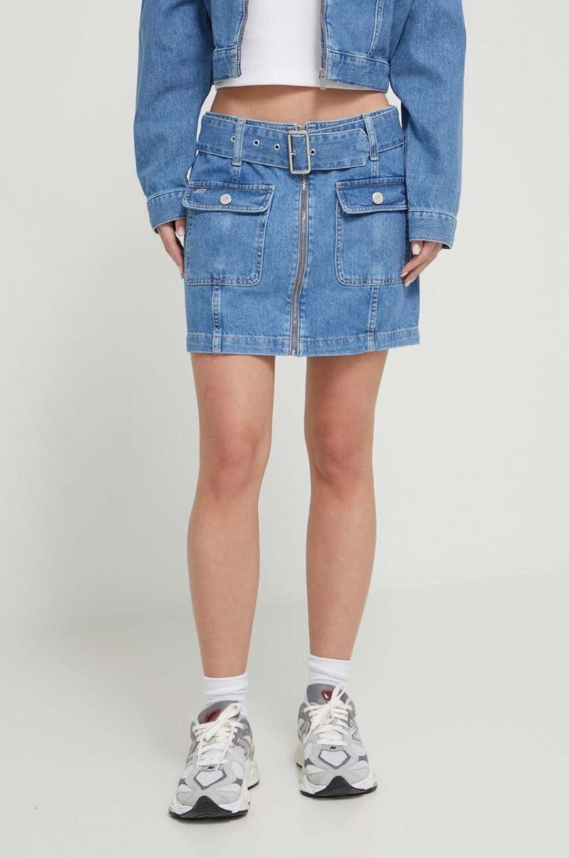 Tommy Jeans fustă din denim mini