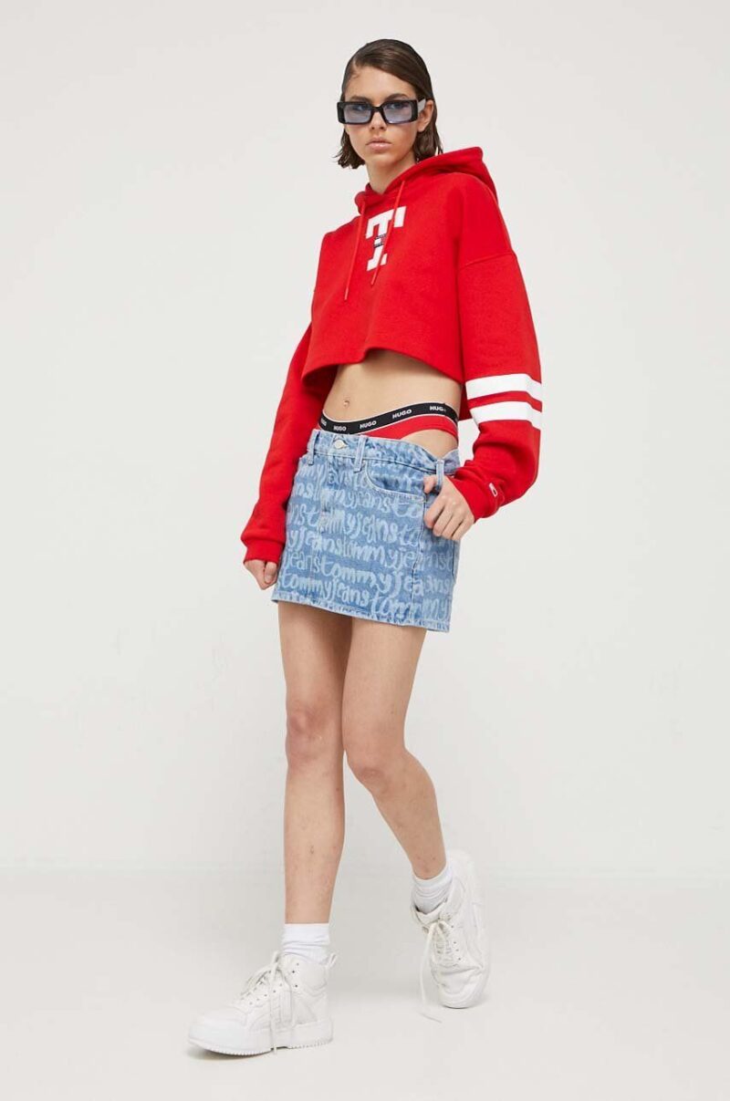 Tommy Jeans fusta jeans mini