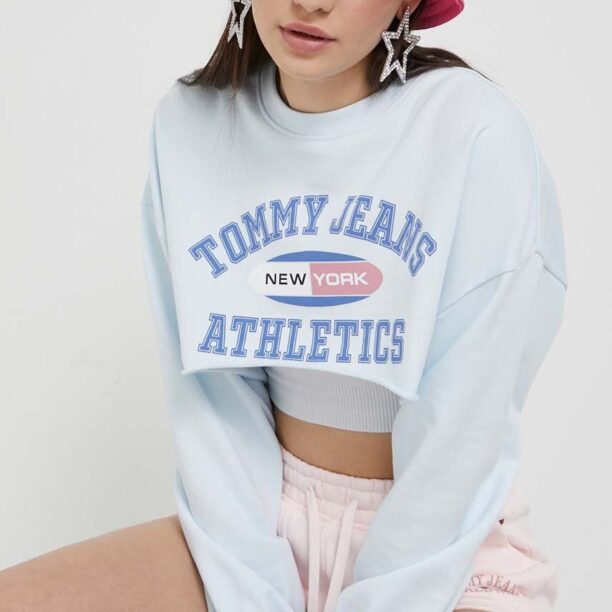 Tommy Jeans hanorac de bumbac femei