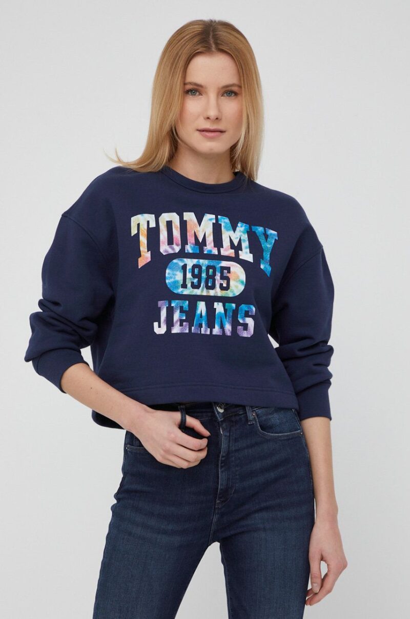 Tommy Jeans hanorac de bumbac femei