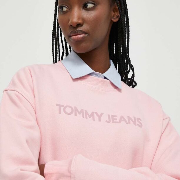 Tommy Jeans hanorac de bumbac femei