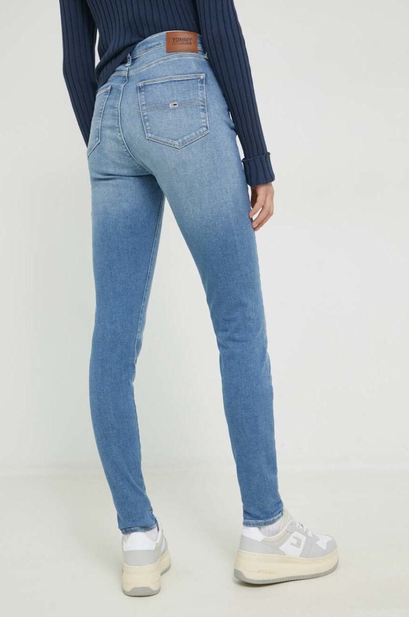 Tommy Jeans jeansi Sylvia femei high waist preţ