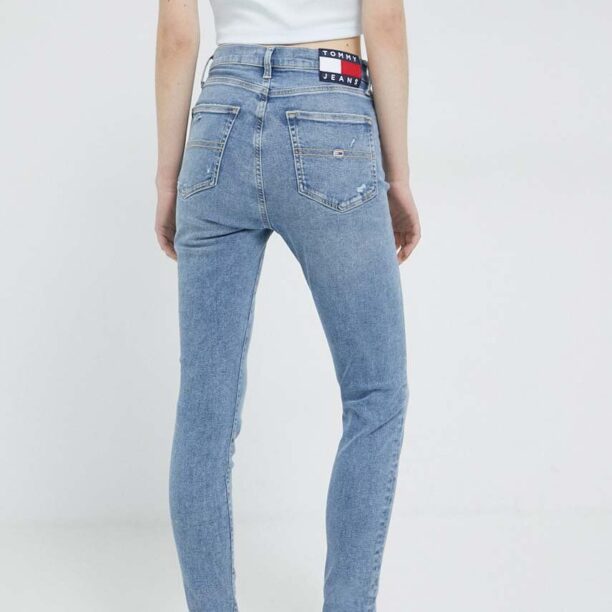 Tommy Jeans jeansi Sylvia femei high waist preţ