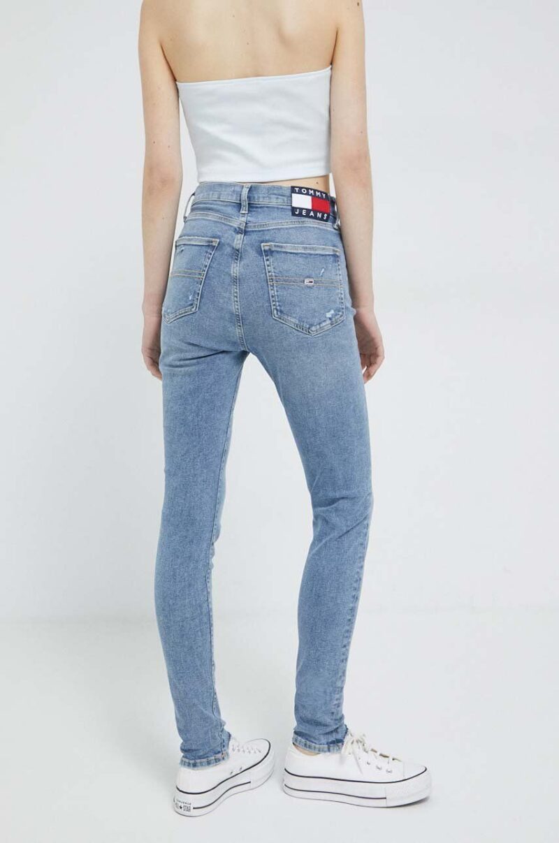 Tommy Jeans jeansi Sylvia femei high waist preţ