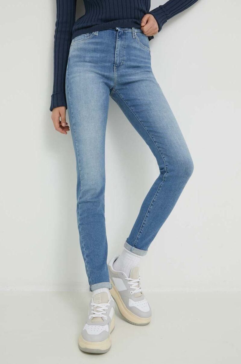 Tommy Jeans jeansi Sylvia femei high waist