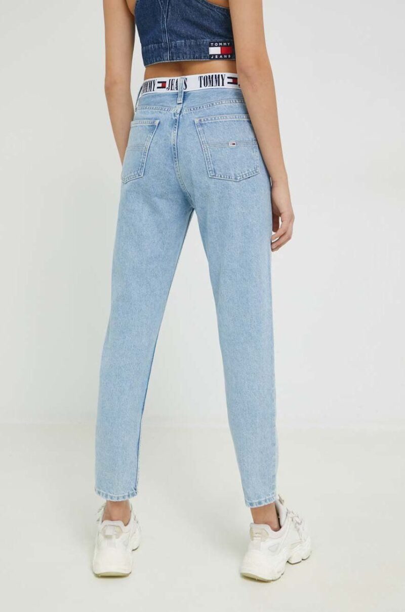 Tommy Jeans jeansi femei high waist preţ