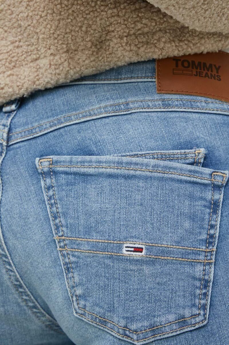 Tommy Jeans jeansi femei high waist preţ