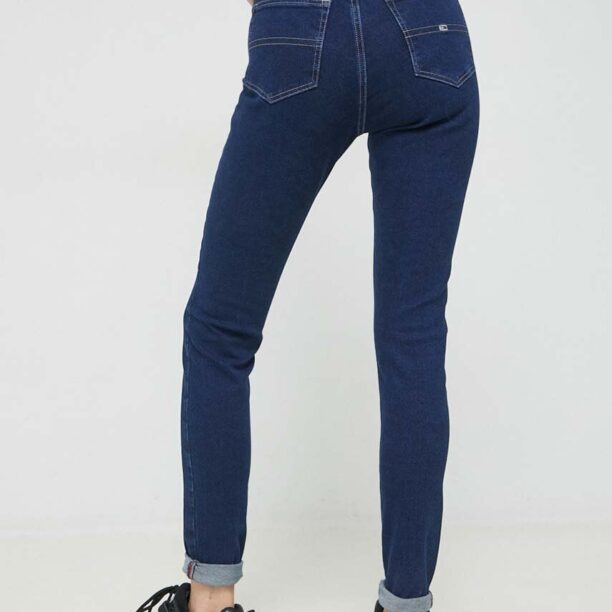 Tommy Jeans jeansi femei high waist preţ