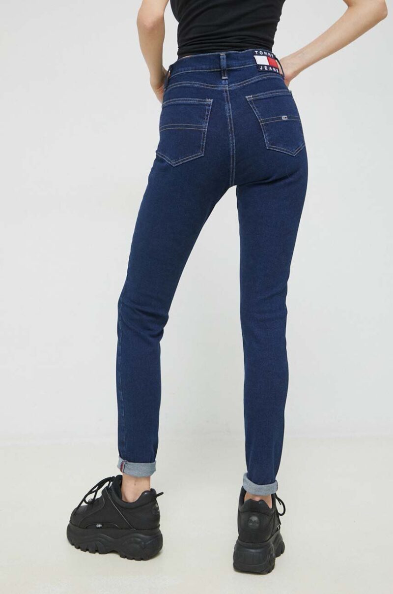 Tommy Jeans jeansi femei high waist preţ