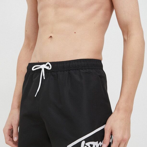 Tommy Jeans pantaloni scurti de baie culoarea negru