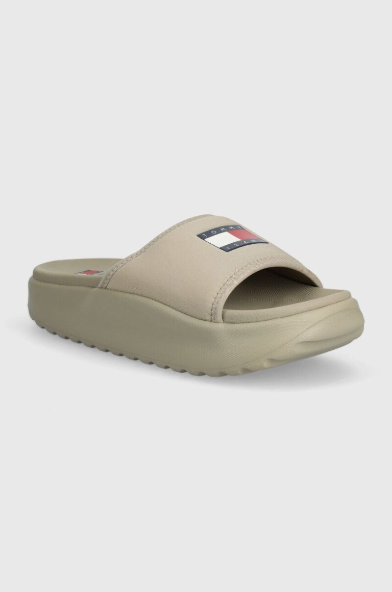 Tommy Jeans papuci TJW CHUNKY POOL SLIDE femei