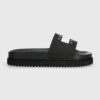 Tommy Jeans papuci TJW ELEVATED FLATFORM SLIDE femei