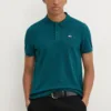 Tommy Jeans polo de bumbac culoarea albastru marin