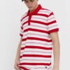 Tommy Jeans polo de bumbac culoarea roșu