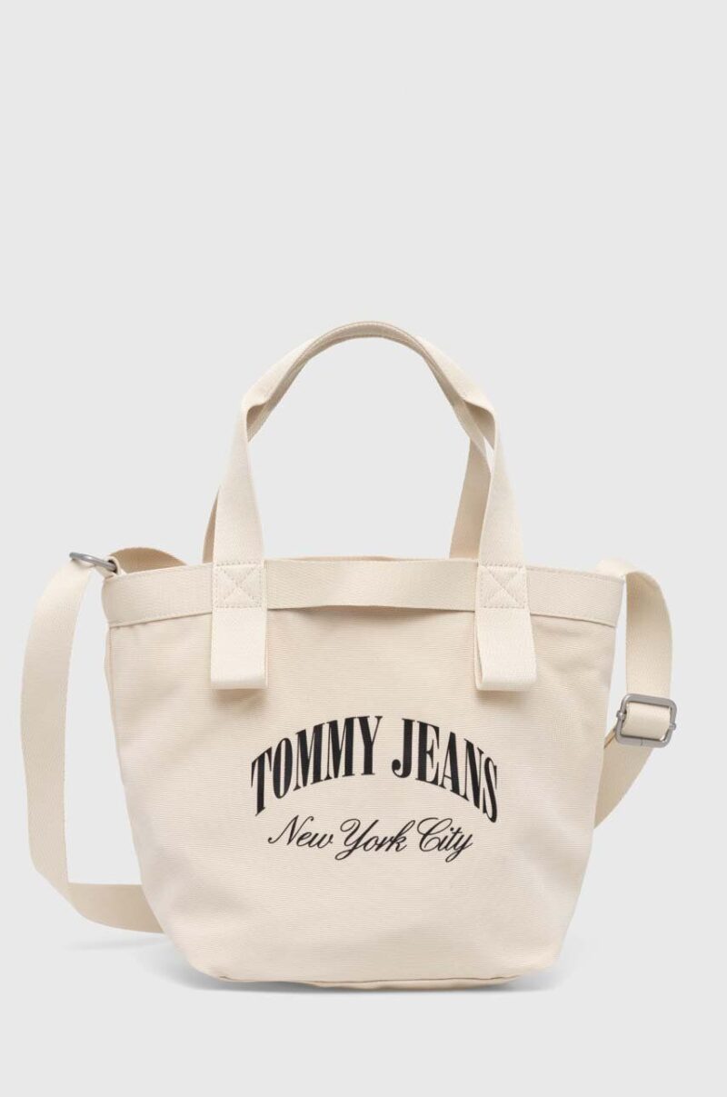 Tommy Jeans poșetă culoarea bej