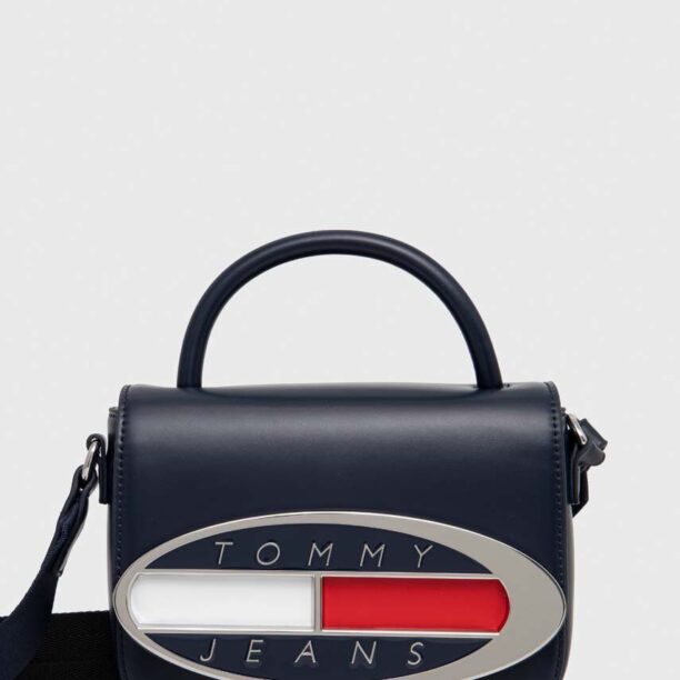 Tommy Jeans poșetă culoarea bleumarin AW0AW15811