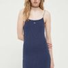 Tommy Jeans rochie culoarea albastru marin