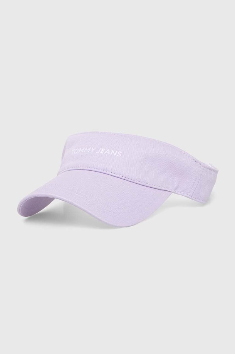 Tommy Jeans șapcă cozoroc culoarea violet