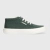 Tommy Jeans sneakers TJM MID CUT CANVAS COLOR culoarea verde