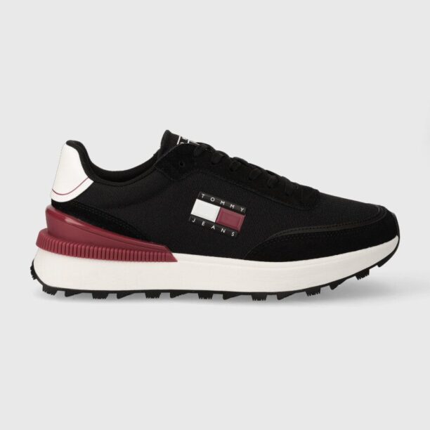 Tommy Jeans sneakers TJM TECHNICAL RUNNER culoarea negru