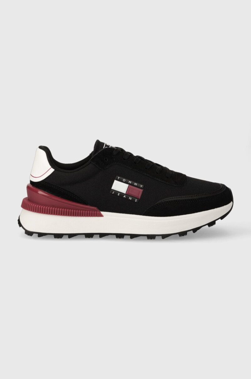 Tommy Jeans sneakers TJM TECHNICAL RUNNER culoarea negru