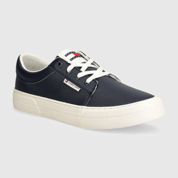 Tommy Jeans sneakers TJM VULC. SKATE DERBY ESS culoarea albastru marin