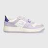 Tommy Jeans sneakers TJW RETRO BASKET TONAL LOGO culoarea violet