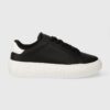 Tommy Jeans sneakers din piele TJW LEATHER CUPSOLE ESS culoarea negru