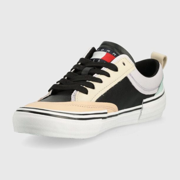 Tommy Jeans sneakers din piele femei preţ