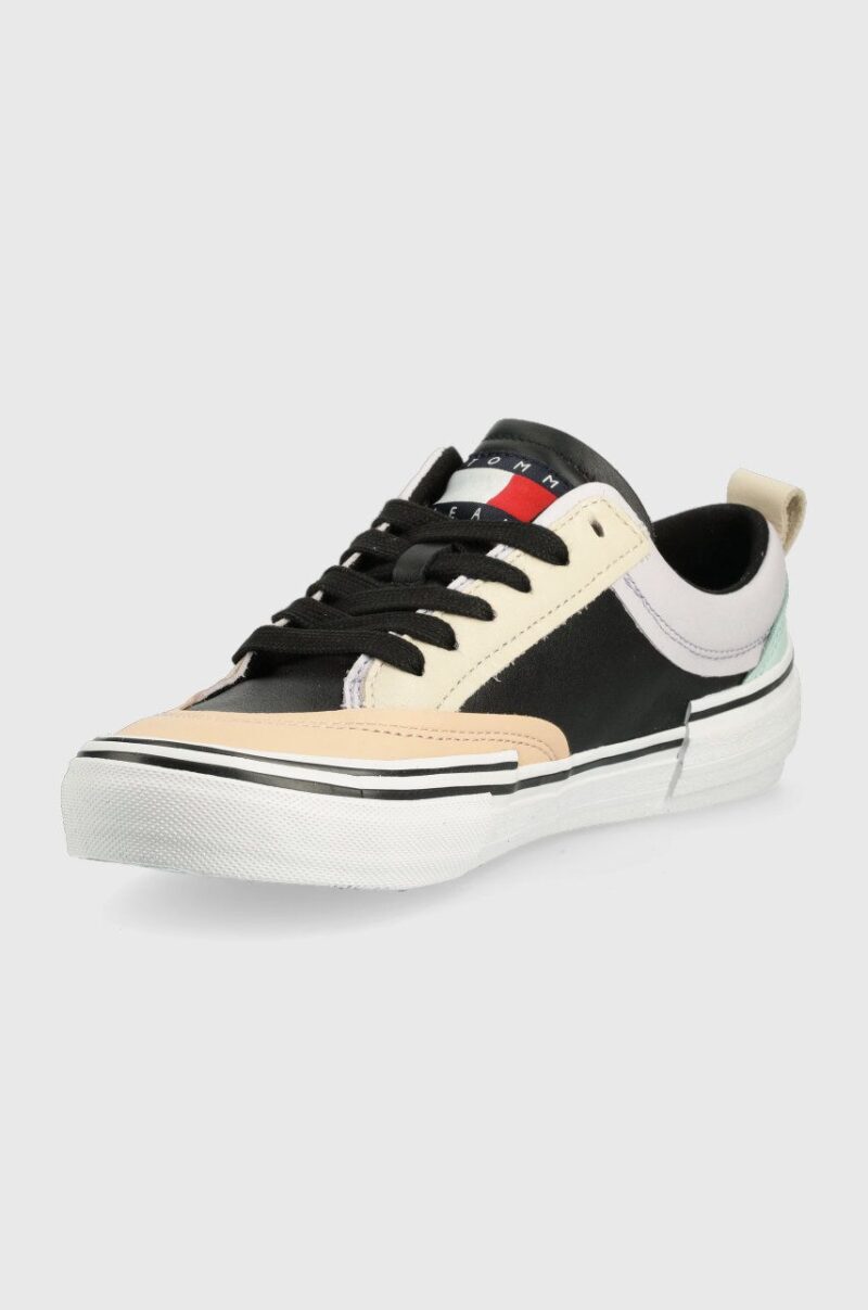 Tommy Jeans sneakers din piele femei preţ