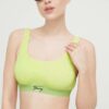 Tommy Jeans sutien de baie culoarea verde