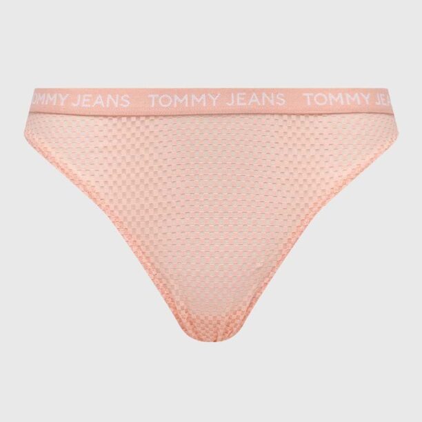 Tommy Jeans tanga 3-pack culoarea verde UW0UW05010 preţ