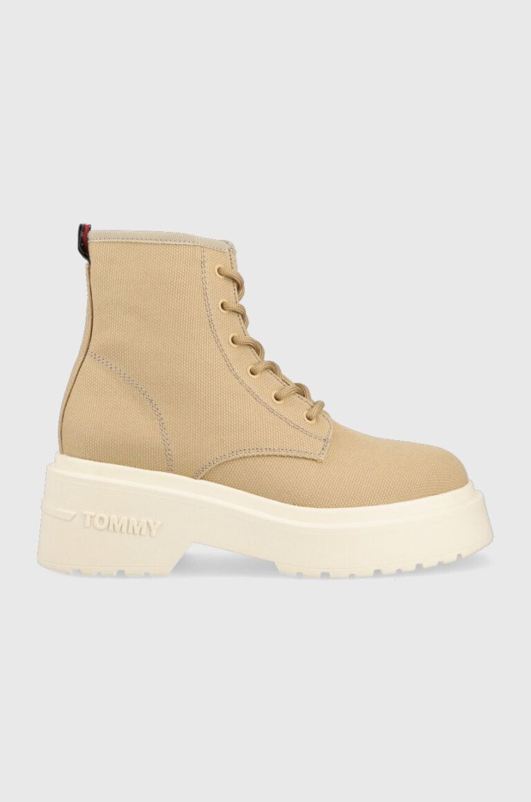 Tommy Jeans tenisi LACE UP FESTIV BOOTS femei