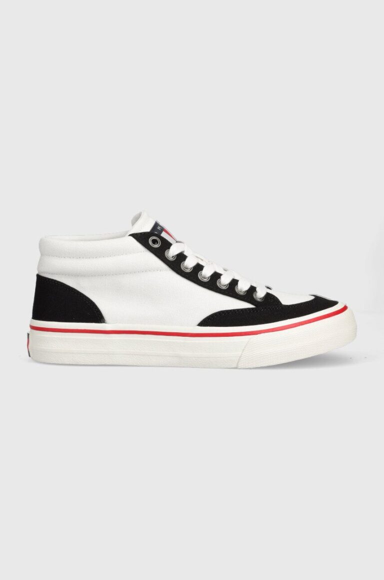 Tommy Jeans tenisi SKATE CANVAS MID barbati