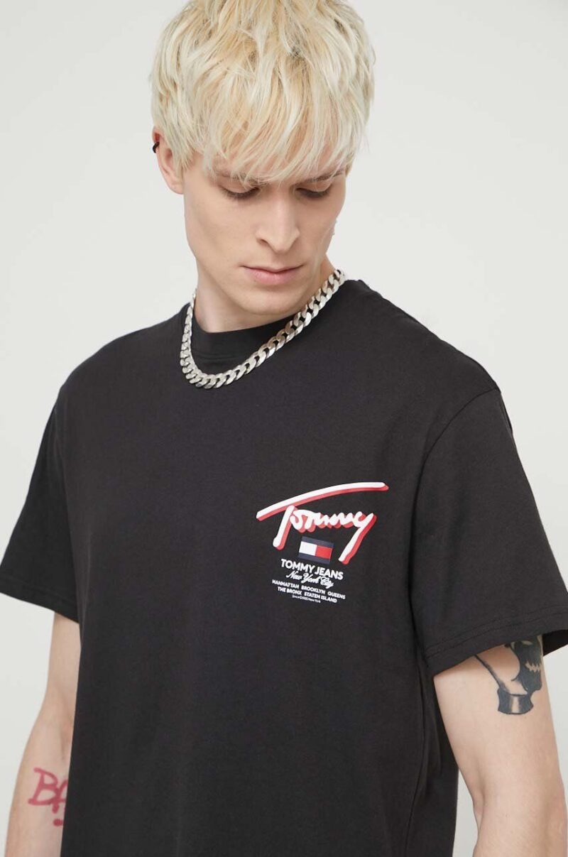 Tommy Jeans tricou din bumbac bărbați