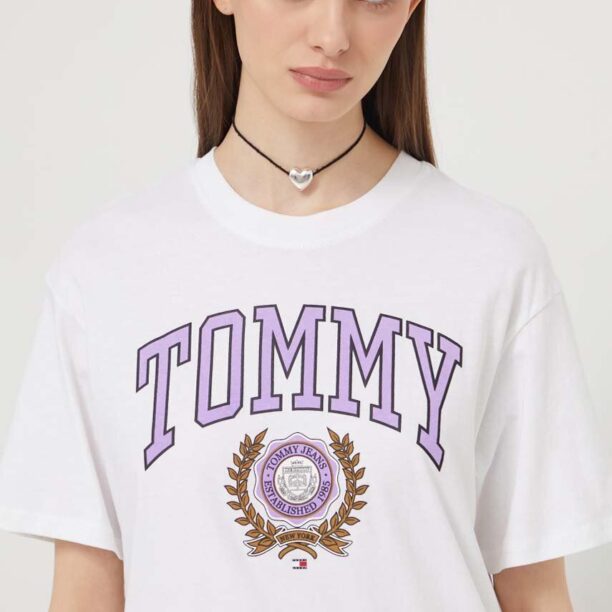 Tommy Jeans tricou din bumbac femei