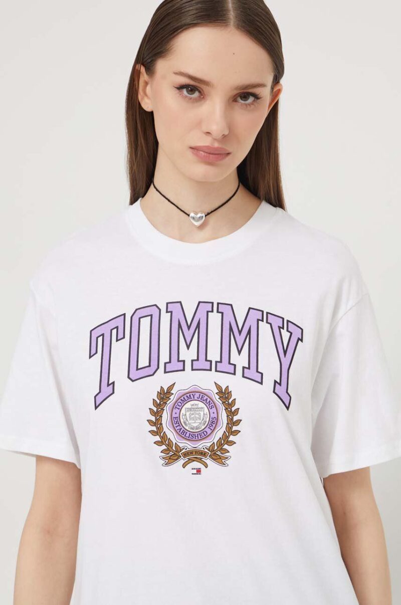 Tommy Jeans tricou din bumbac femei