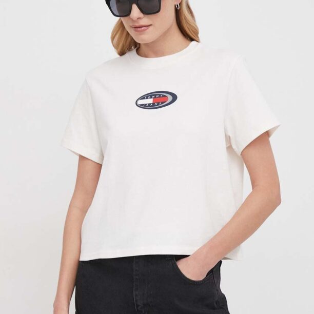 Tommy Jeans tricou din bumbac femei