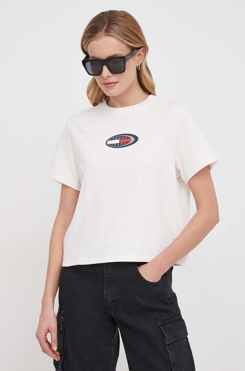 Tommy Jeans tricou din bumbac femei