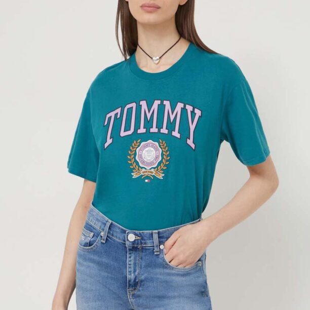 Tommy Jeans tricou din bumbac femei