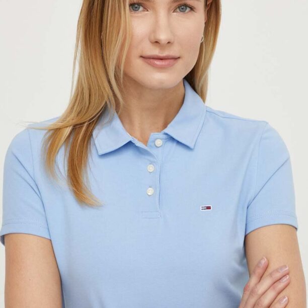 Tommy Jeans tricou polo femei DW0DW17220