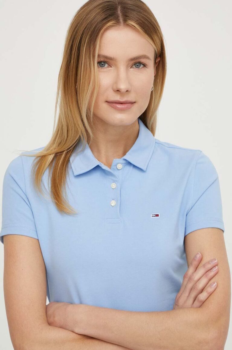 Tommy Jeans tricou polo femei DW0DW17220