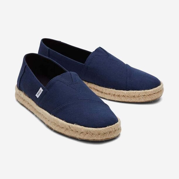 Toms espadrile Alpargata Rope 2.0 10019870 NAVY culoarea albastru marin preţ