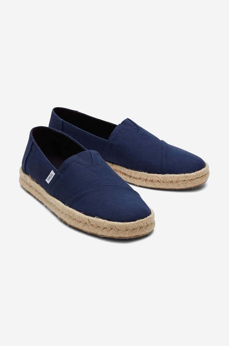 Toms espadrile Alpargata Rope 2.0 10019870 NAVY culoarea albastru marin preţ